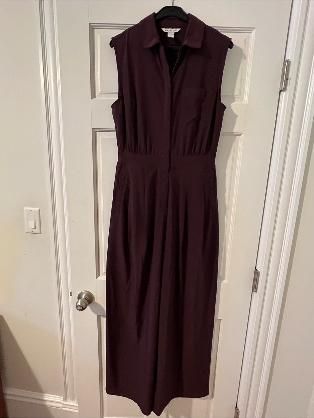 Athleta Brooklyn Heights Wide Leg Jumpsuit Size 4 - Picture 2 of 7